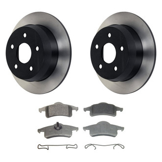 Wagner® - ThermoQuiet™ Rear Brake Kit with Semi-Metallic Pads