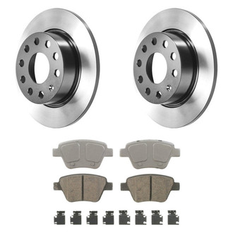 Wagner® - ThermoQuiet™ Rear Brake Kit with Ceramic Pads