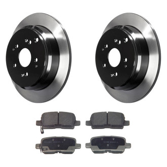 Wagner® - ThermoQuiet™ Rear Brake Kit with Semi-Metallic Pads