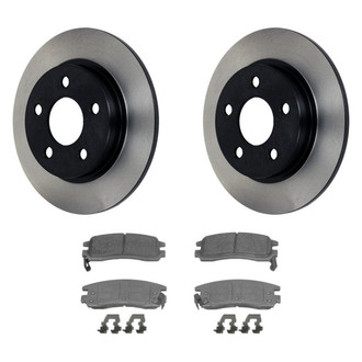 Wagner® - ThermoQuiet™ Rear Brake Kit with Semi-Metallic Pads