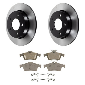 Wagner® - ThermoQuiet™ Rear Brake Kit with Ceramic Pads