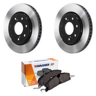 Wagner® - SevereDuty™ Front Brake Kit with Semi-Metallic Pads