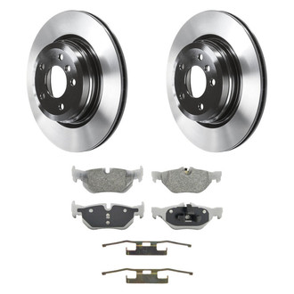 Wagner® - ThermoQuiet™ Rear Brake Kit with Semi-Metallic Pads