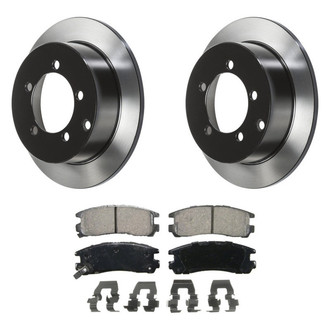 Wagner® BNDL-1201-31036282 - QuickStop® Rear Brake Kit with Ceramic Pads