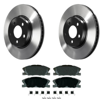 Wagner® - SevereDuty™ Front Brake Kit with Semi-Metallic Pads