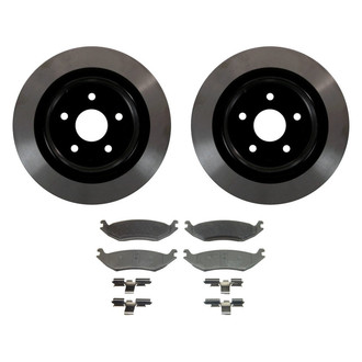 Wagner® - ThermoQuiet™ Rear Brake Kit with Semi-Metallic Pads