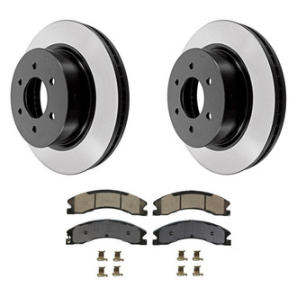 Wagner® - SevereDuty™ Front Brake Kit with Semi-Metallic Pads