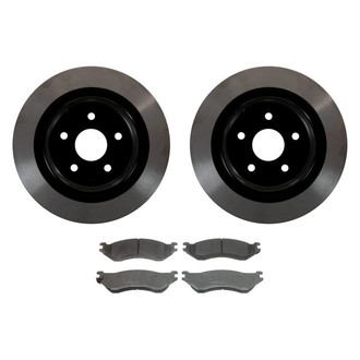 Wagner® - ThermoQuiet™ Rear Brake Kit with Semi-Metallic Pads
