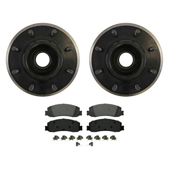 Wagner® - SevereDuty™ Front Brake Kit with Semi-Metallic Pads