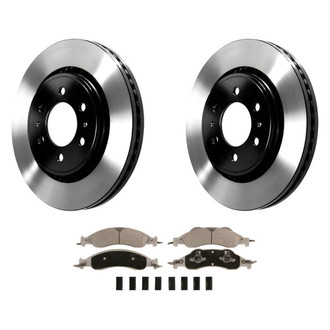Wagner® BNDL-1201-31036516 - ThermoQuiet™ Front Brake Kit with Semi-Metallic Pads