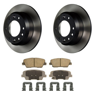 Wagner® - ThermoQuiet™ Rear Brake Kit with Ceramic Pads