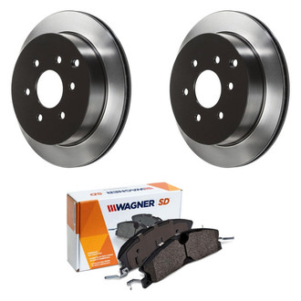 Wagner® - SevereDuty™ Rear Brake Kit with Semi-Metallic Pads