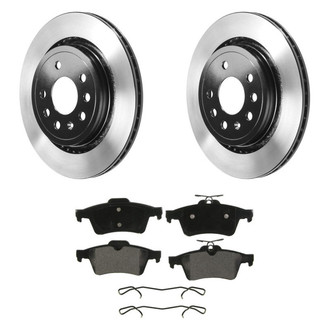 Wagner® - QuickStop® Rear Brake Kit with Semi-Metallic Pads