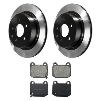 Wagner® - QuickStop® Rear Brake Kit with Semi-Metallic Pads