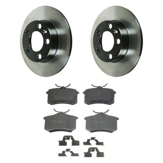 Wagner® - ThermoQuiet™ Rear Brake Kit with Semi-Metallic Pads
