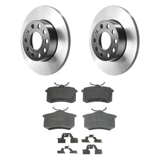 Wagner® - ThermoQuiet™ Rear Brake Kit with Semi-Metallic Pads