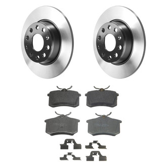 Wagner® - ThermoQuiet™ Rear Brake Kit with Semi-Metallic Pads