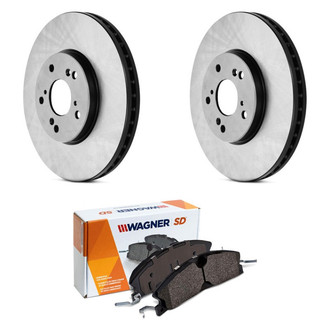 Wagner® - SevereDuty™ Front Brake Kit with Semi-Metallic Pads
