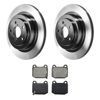 Wagner® - QuickStop® Rear Brake Kit with Semi-Metallic Pads