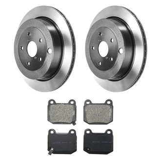 Wagner® - QuickStop® Rear Brake Kit with Semi-Metallic Pads
