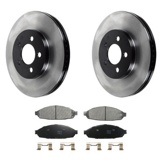 Wagner® - SevereDuty™ Front Brake Kit with Semi-Metallic Pads