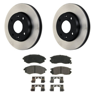 Wagner® - QuickStop® Front Brake Kit with Semi-Metallic Pads
