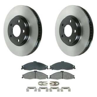 Wagner® - QuickStop® Front Brake Kit with Semi-Metallic Pads