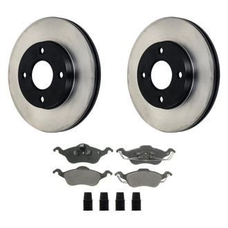 Wagner® - QuickStop® Front Brake Kit with Semi-Metallic Pads