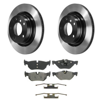 Wagner® - QuickStop® Rear Brake Kit with Semi-Metallic Pads