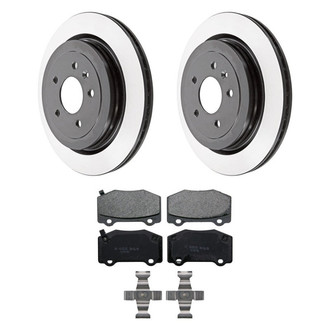 Wagner® - QuickStop® Rear Brake Kit with Semi-Metallic Pads