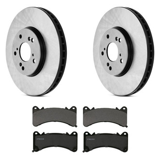 Wagner® - QuickStop® Front Brake Kit with Semi-Metallic Pads