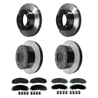 Wagner® - ThermoQuiet™ Front and Rear Brake Kit with Semi-Metallic Pads