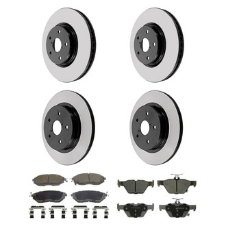 Wagner® - ThermoQuiet™ Brake Kit with Ceramic Pads