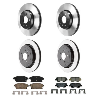 Wagner® - QuickStop® Front and Rear Brake Kit with Ceramic Pads