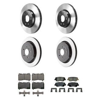 Wagner® - QuickStop® Front and Rear Brake Kit with Ceramic Pads