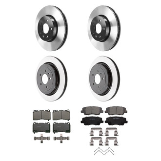 Wagner® - QuickStop® Front and Rear Brake Kit with Ceramic Pads