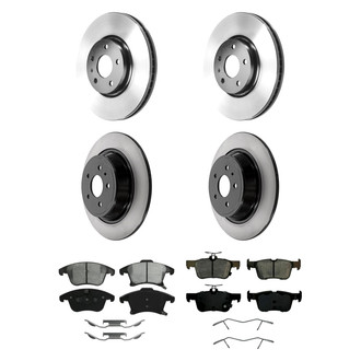 Wagner® - QuickStop® Front and Rear Brake Kit with Ceramic Pads