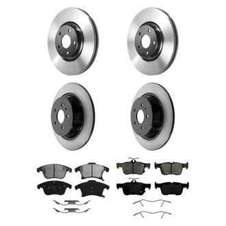 Wagner® - QuickStop® Front and Rear Brake Kit with Ceramic Pads