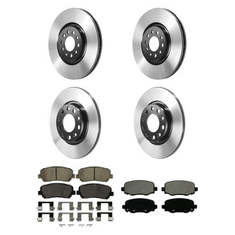 Wagner® - QuickStop® Front and Rear Brake Kit with Ceramic Pads
