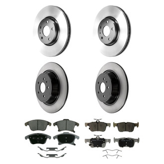 Wagner® - ThermoQuiet™ Front and Rear Brake Kit with Ceramic Pads