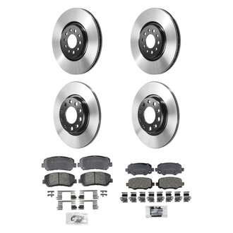 Wagner® - SevereDuty™ Front and Rear Brake Kit with Semi-Metallic Pads
