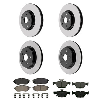 Wagner® - QuickStop® Front and Rear Brake Kit with Ceramic Pads