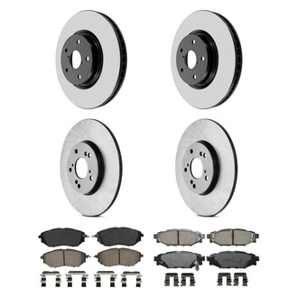 Wagner® - QuickStop® Front and Rear Brake Kit with Ceramic Pads
