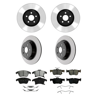 Wagner® - QuickStop® Front and Rear Brake Kit with Ceramic Pads