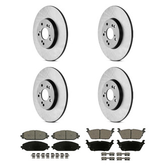 Wagner® - QuickStop® Front and Rear Brake Kit with Ceramic Pads