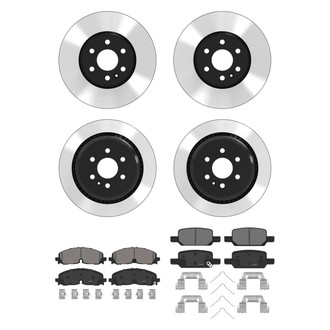Wagner® - QuickStop® Front and Rear Brake Kit with Ceramic Pads
