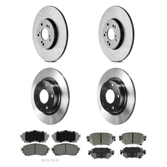 Wagner® - ThermoQuiet™ Front and Rear Brake Kit with Ceramic Pads
