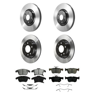Wagner® - QuickStop® Front and Rear Brake Kit with Ceramic Pads
