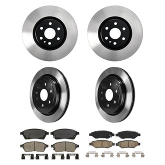 Wagner® - QuickStop® Front and Rear Brake Kit with Ceramic Pads