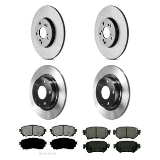 Wagner® - QuickStop® Front and Rear Brake Kit with Ceramic Pads